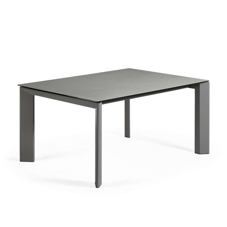Раздвижной обеденный стол Atta L серого цвета
