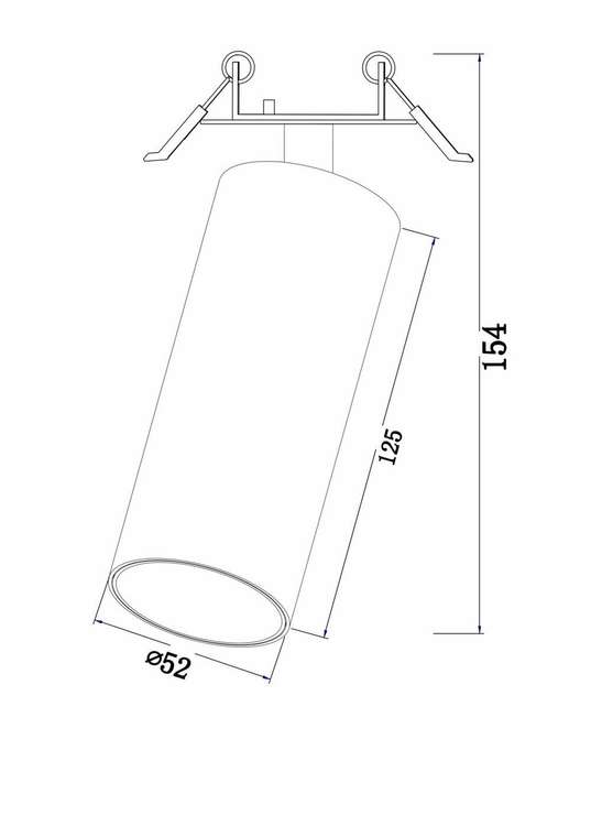 Встраиваемый светильник Technical C053CL-L12B4K