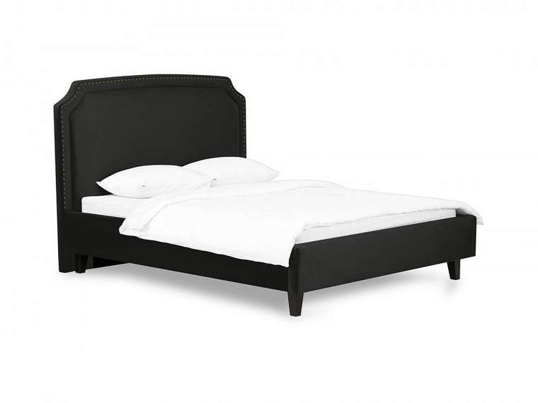 Кровать Ruan 160х200 черного цвета 