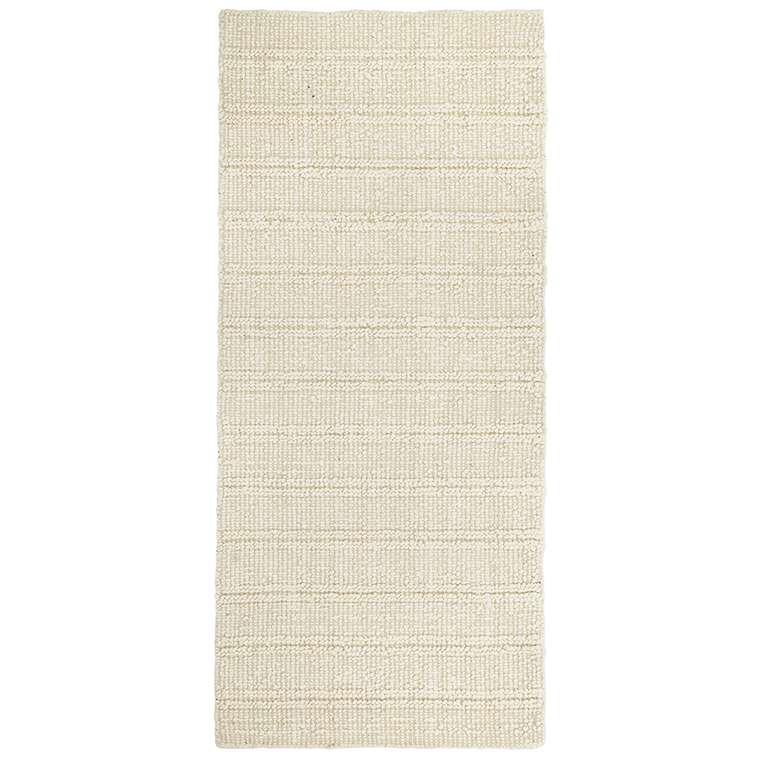 Ковер из шерсти Panaji из коллекции Ethnic 70x160 бежевого цвета