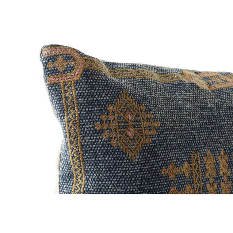 Подушка DKD Home Decor Синий Оранжевый Араб 50 x 10 x 50 см (2 штук)