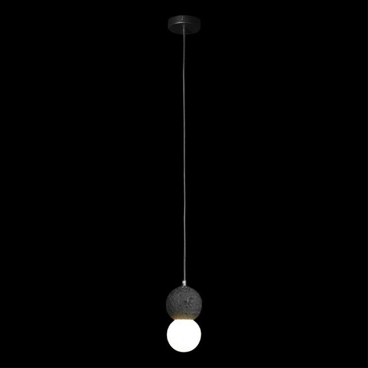 Подвесной светильник Quill 10109 Dark grey (металл, цвет черный)