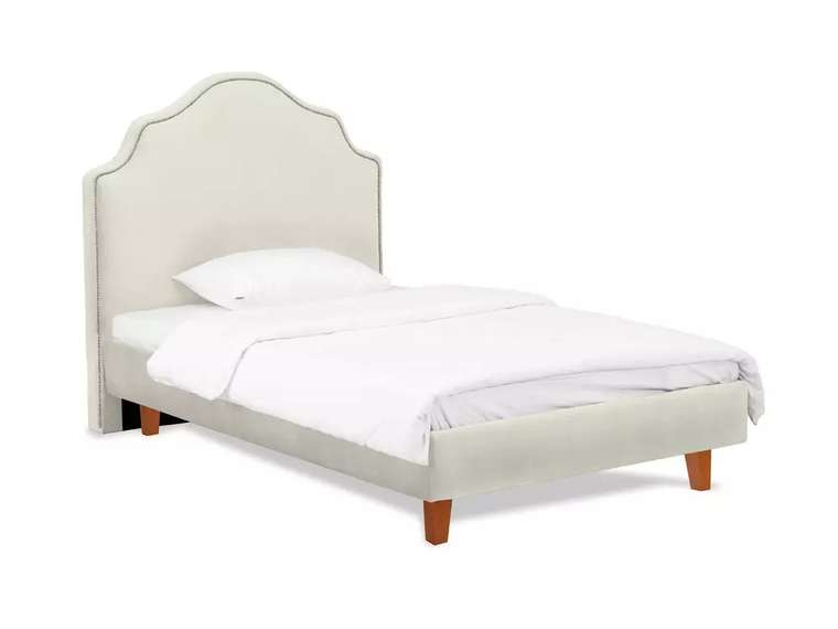 Кровать Princess II L 120х200 светло-серого цвета