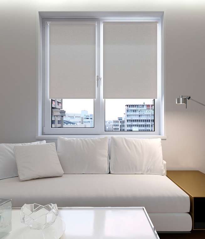 мини ролета Лестер 61,5х175 светло-серый