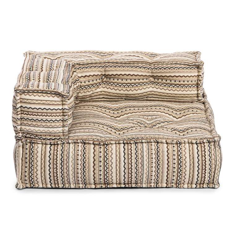 Угловой мягкий модуль Lici бежевого цвета