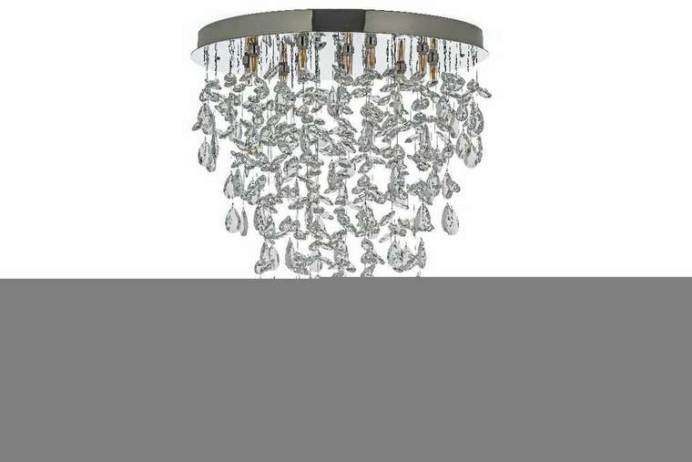 Хрустальная люстра Flusso Nickel Flusso H 1.4.55.638 N (хрусталь, цвет прозрачный)