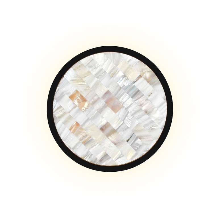 Бра Helium перламутровый металл, акрил, ракушки LED*12W, 540LM, 4000K, included