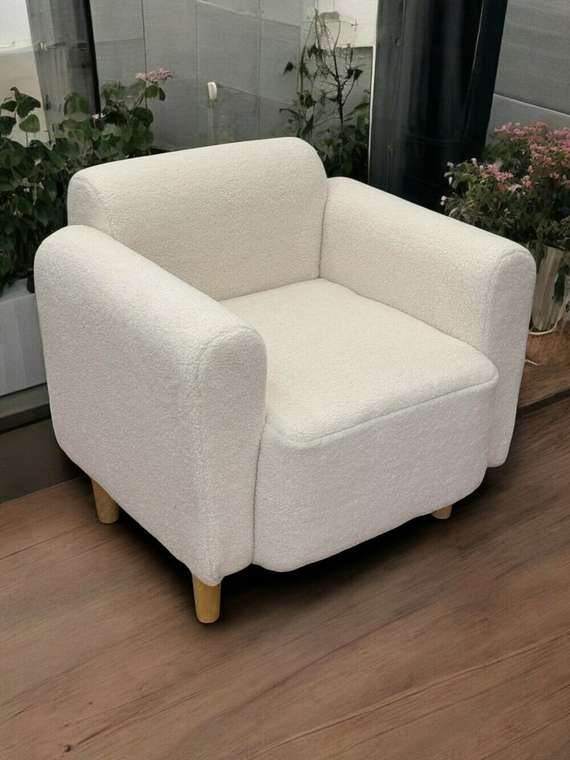 Кресло Рондо белого цвета