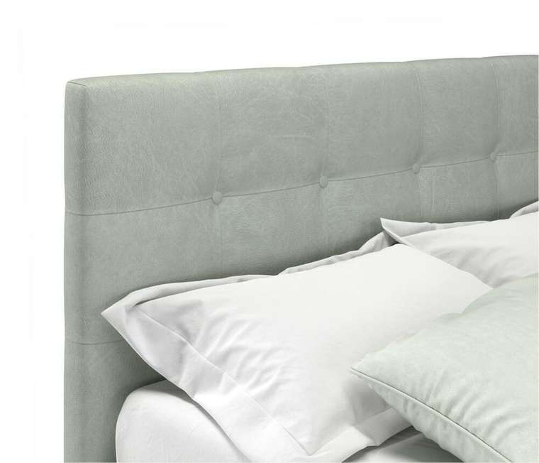 Кровать Selesta 160х200 серого цвета с ортопедическим основанием