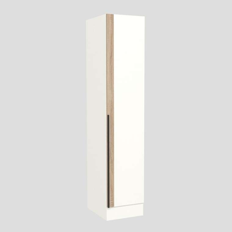 Шкаф с ящиками и полками Абсолют Ш345.1 белого цвета правый