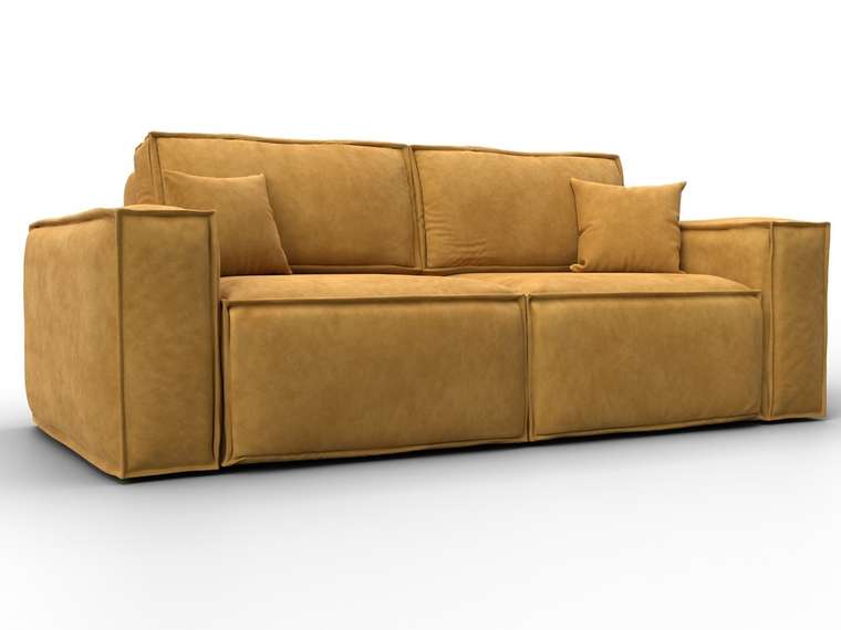 Диван-кровать Лига-081 желтого цвета