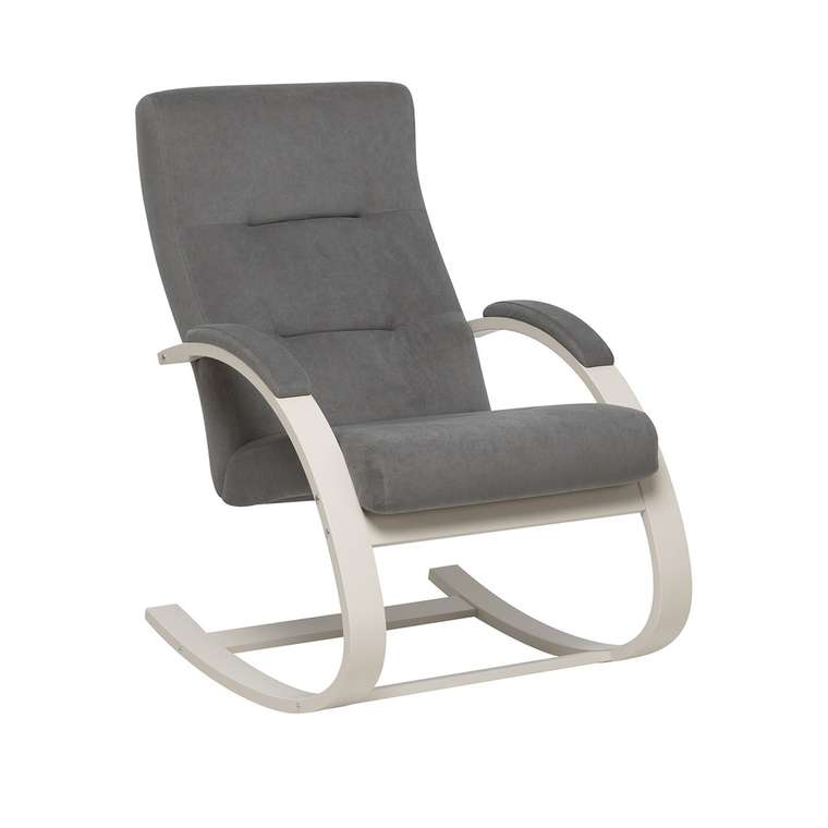 Кресло-качалка Милано NEW серого цвета
