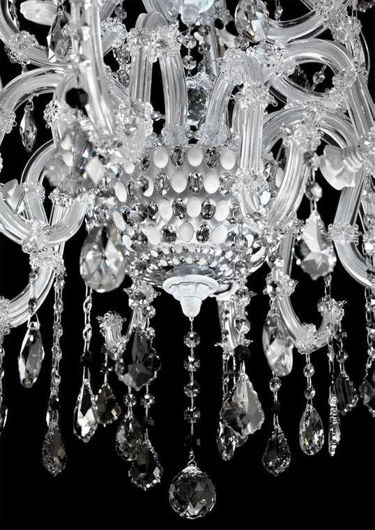 Люстра 9000B07 White Sw silver