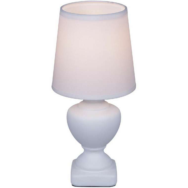 Настольная лампа 96201-0.7-01 WT (ткань, цвет белый)