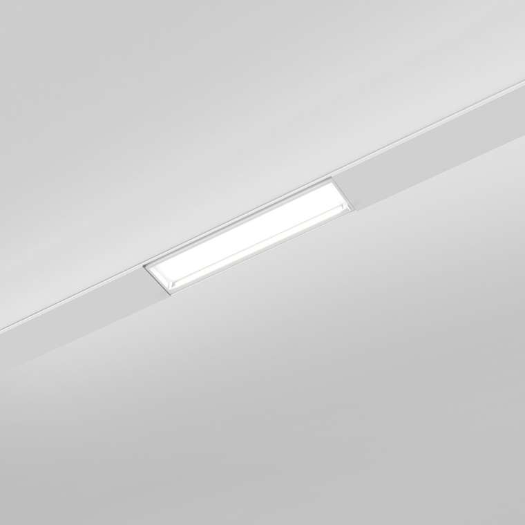 Трековый светильник Slim Magnetic WL01 белого цвета