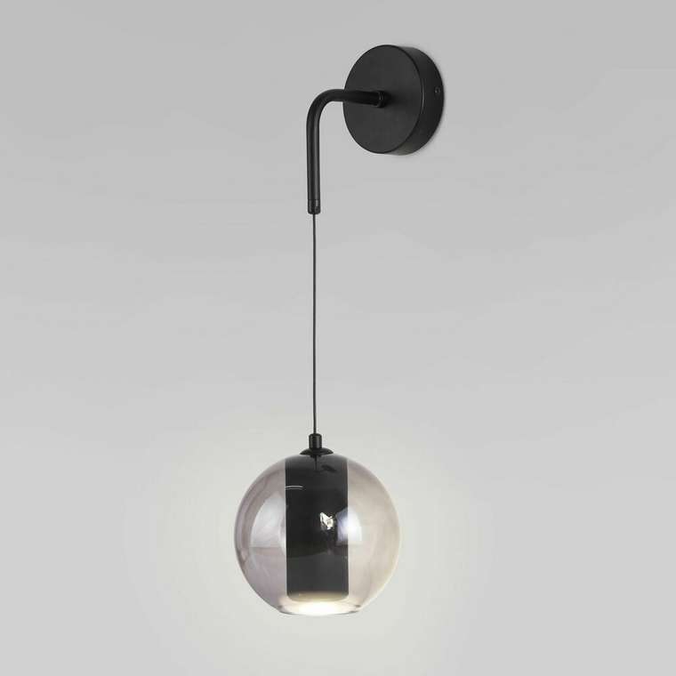 Настенный светильник 50258 LED дымчатый Cobble