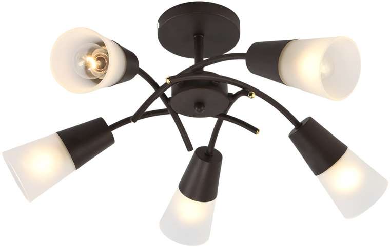 Потолочная люстра на штанге Escada Calla 1109/5P Wenge Е14*40W