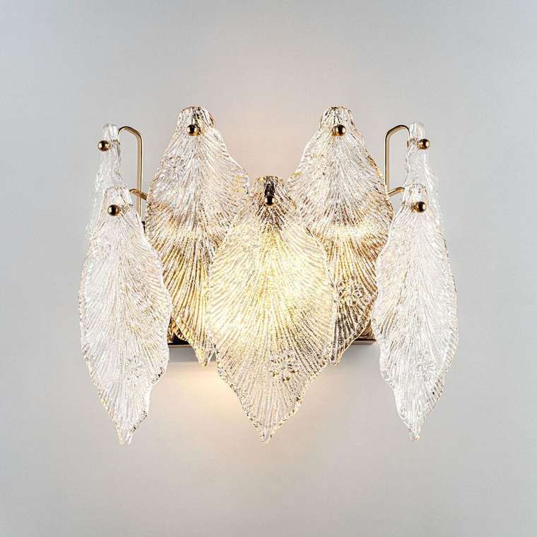 Настенный светильник ML.2293.330 GD (стекло, цвет прозрачный)