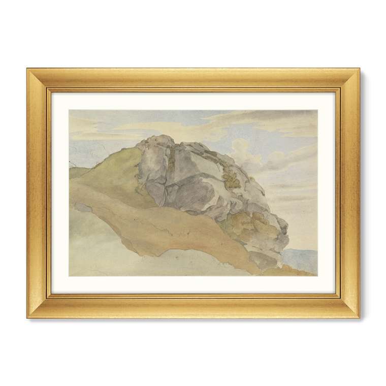 Репродукция картины в раме Скала, 1825г.