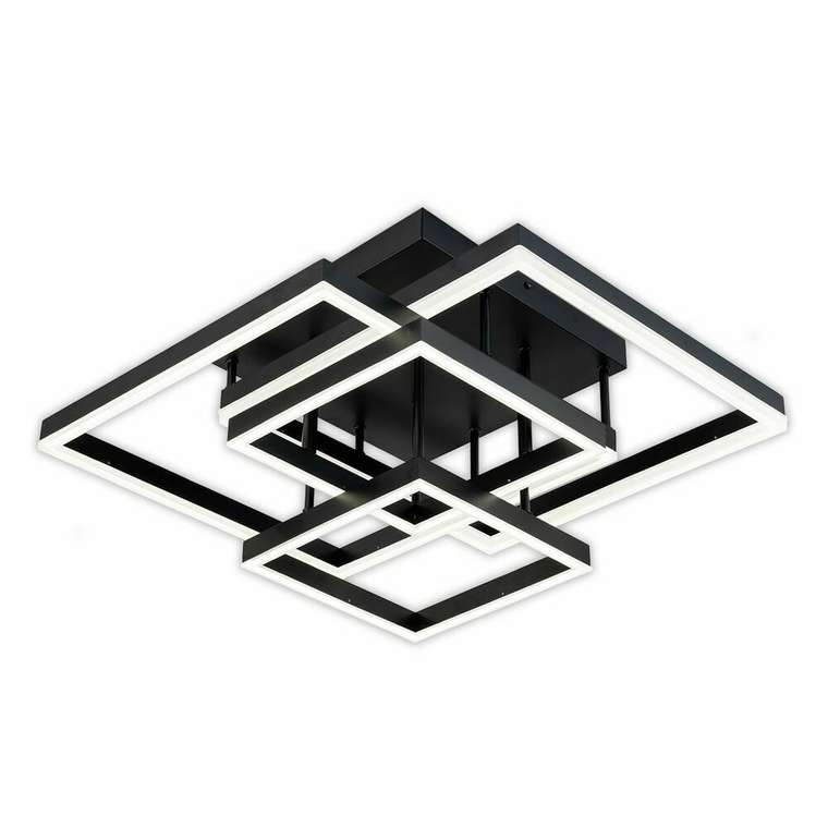 Потолочный светильник Union 10229/4LED Black (акрил, цвет белый)