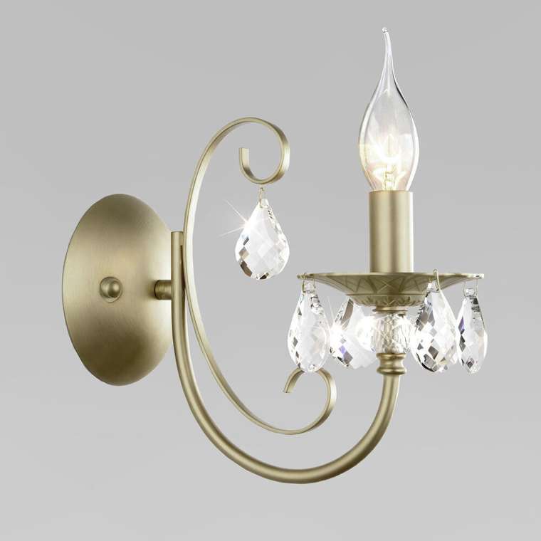 Бра с декором из хрусталя 3305/1 Alda