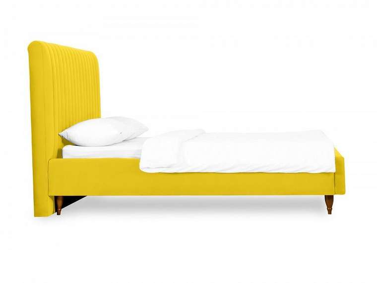 Кровать Dijon 160х200 желтого цвета