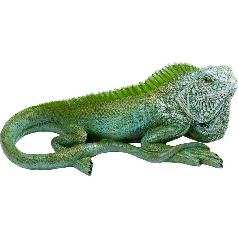 Статуэтка Lizard М зеленого цвета