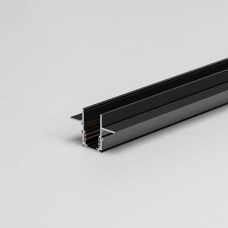 Шинопровод встраиваемый под ГКЛ 12,5мм (черный) (3м) 85208/00 85208/00 Slim Magnetic