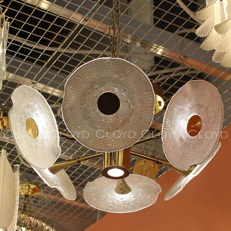 Люстра Cloyd GRAMMY C7 / ?65 см - золото