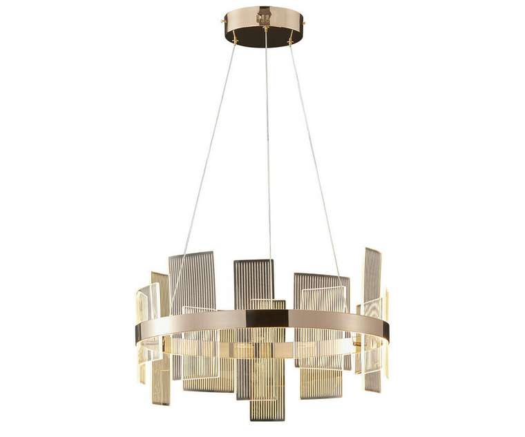Люстра Эстела золото d60 h150 Led 54W (3000K)