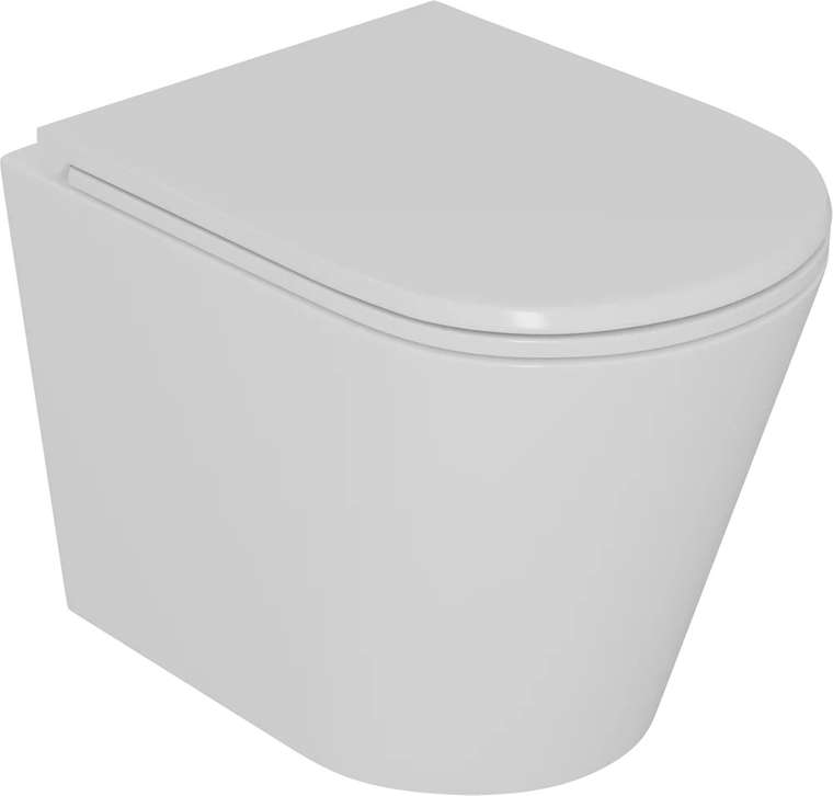 Унитаз подвесной Damp;K Venice белый, безободковый, с микролифтом