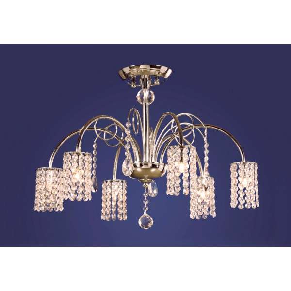 Люстра на штанге Wunderlicht Cristal Stars 