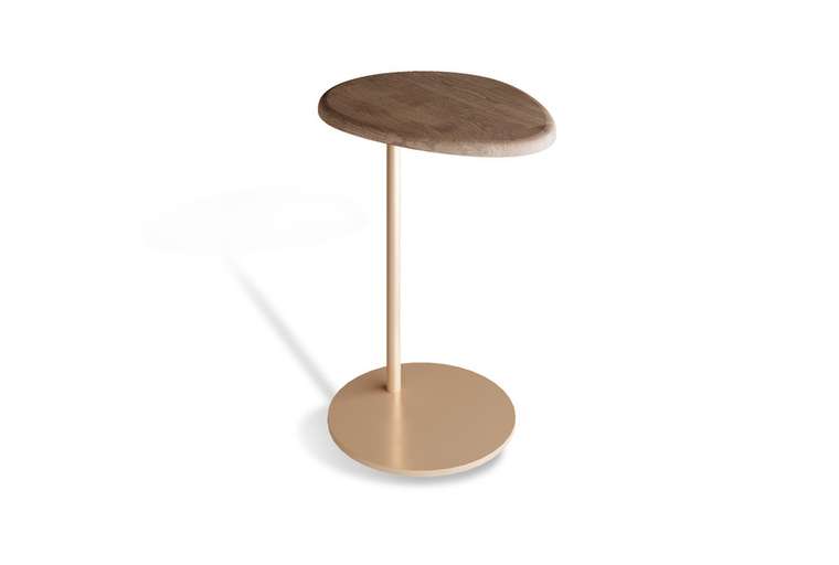Стол приставной Меридиан со столешницей светло-коричневого цвета