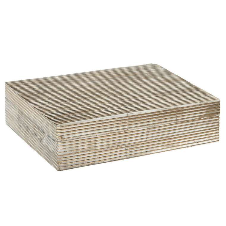 Шкатулка 20,5 x 13 x 5,5 cm Кремовый Кость Смола