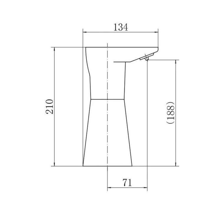 Дозатор жидкого мыла электронный FASHUN A410-16, золото