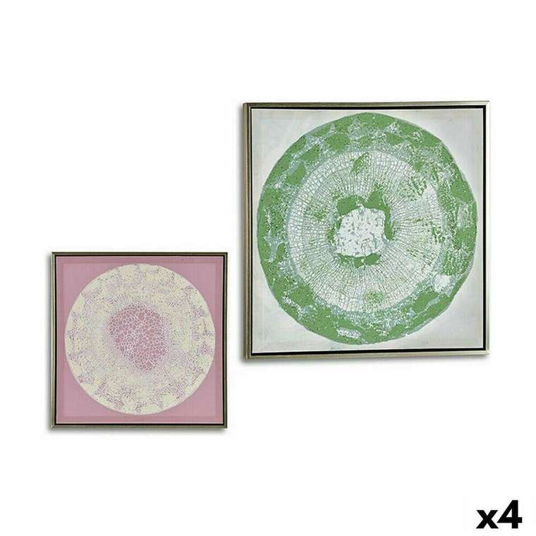 Полотно Абстракция 52,5 x 2,8 x 52,5 cm (4 штук)
