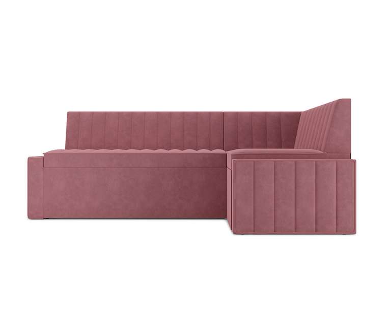 Угловой диван-кровать Вермут М пудрового цвета правый угол