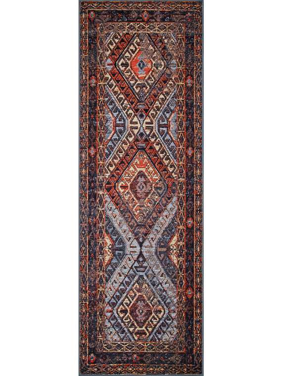 Ковер Optima palmira 50x150 бежево-красного цвета