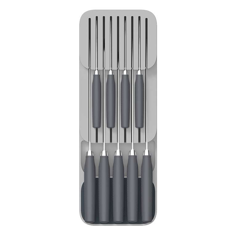Органайзер для ножей DrawerStore компактный серого цвета