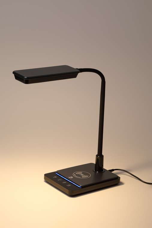 Настольная лампа NLED-499 Б0052777 (пластик, цвет черный)