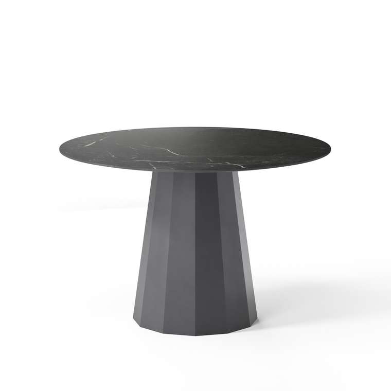 Обеденный стол Тарф L черного цвета