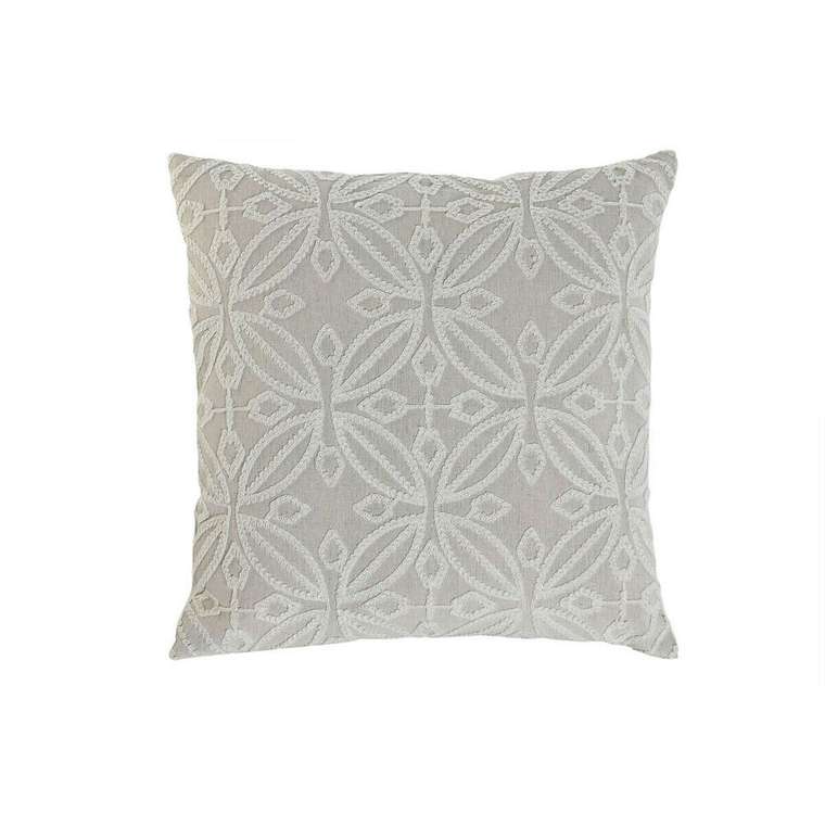 Декоративная подушка Shabby Chic 45x45 бежево-серого цвета