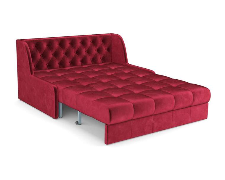 Диван-кровать Барон 6 красного цвета