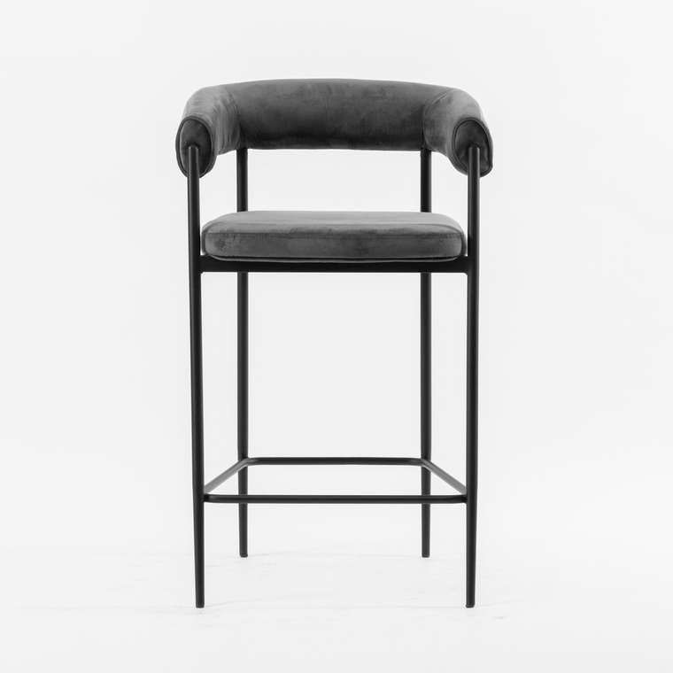 Барный стул Манчестер темно-серого цвета