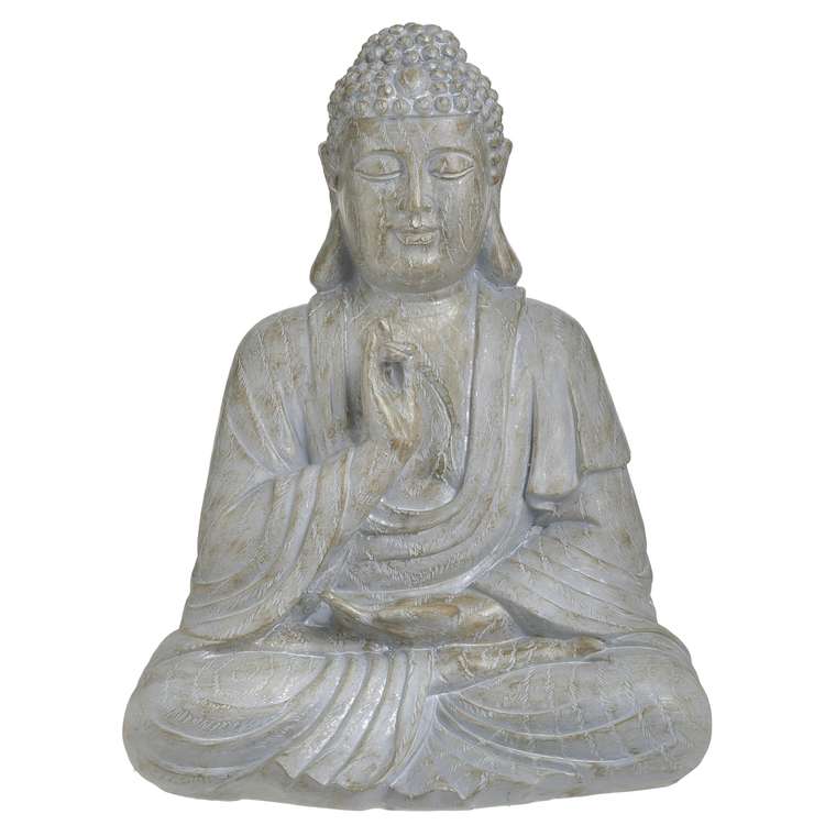 Декор настольный Buddha серого цвета