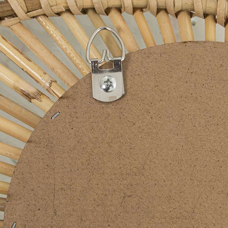 Настенное зеркало Натуральное волокно 2 x 36 x 45 cm Овальный