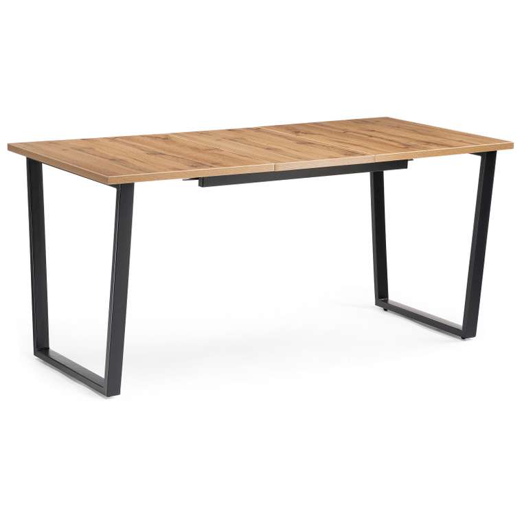 Раздвижной обеденный стол Лота Лофт коричневого цвета