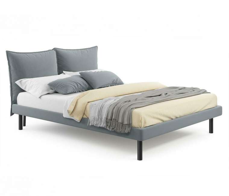 Кровать Fly 160х200 серого цвета