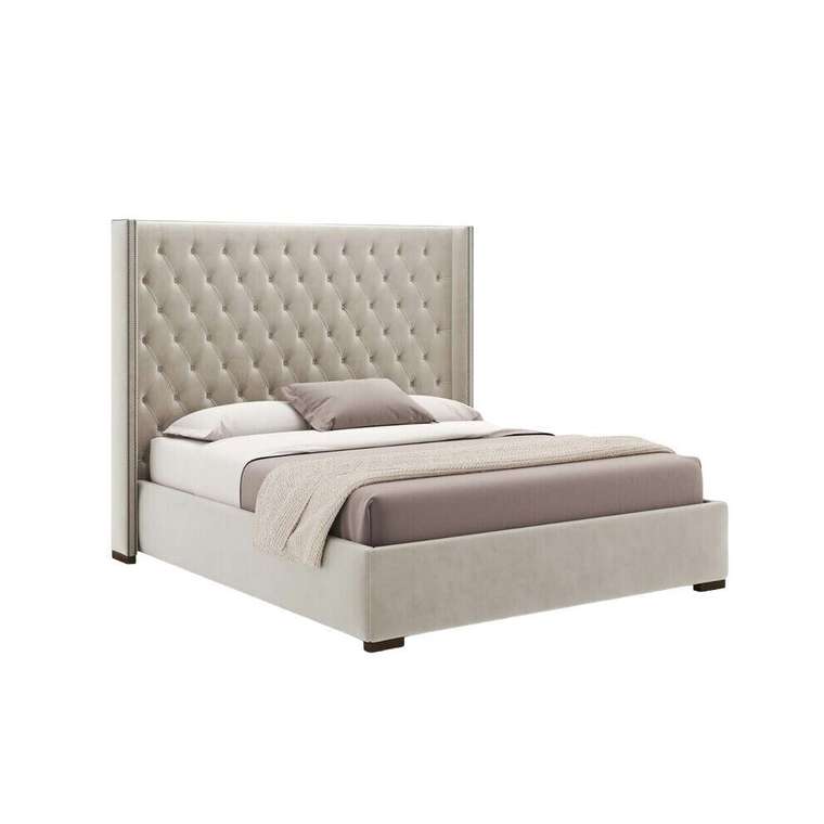 Кровать Adler Diamond 140х200 бежевого цвета