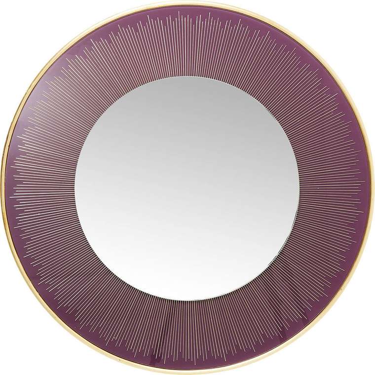 Настенное зеркало Revival в раме фиолетового цвета
